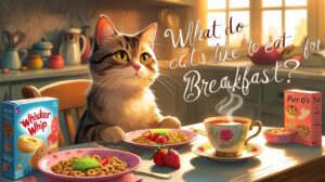 what do cats like to eat for breakfast